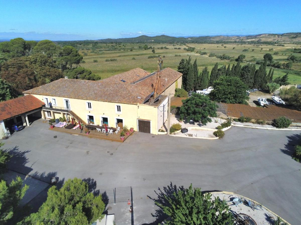 Maison 3 Chambres Avec Piscine Couverte Lespignan Zewnętrze zdjęcie